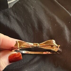 Kate spade skinny bow Bracelet - hinged  Bangle